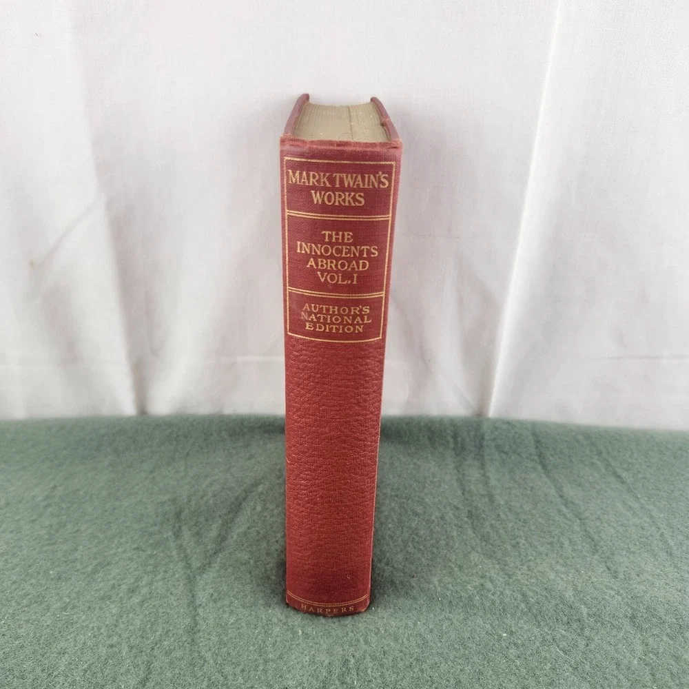 Mark Twain's Works The Innocents Abroad Vol 1 Author's National Edn Harpers 1911